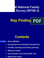 NFHS-3 Key Findings