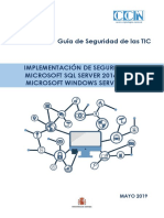 CCN-STIC-575 Implementación de Seguridad en MS SQL Server 2016 Sobre MS Windows Server 2016 (1)