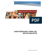 Caracterización Y Perfil Del Sector Educativo: Edwin Florez Perdomo