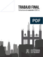 Trabajo Final: Estructuras de Concreto I (2021-I)