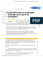 ¿Qué Debo Hacer Si Mi Abogado Incumple Con Lo Que Le He Encargado - ! - Régimen Disciplinario de Los Abogados