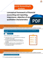 Financial Accounting Conceptual Framework: Objectives, Qualities & Characteristics