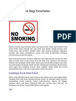 Bahaya Rokok Bagi Kesehatan