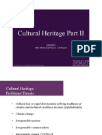 Cultural Heritage - Problems PPT