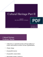 Cultural Heritage - Problems