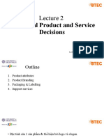 Lecture-2 - Individual Product and Service Decisions