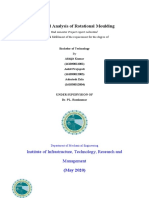 Thermal Analysis of Rotational Moulding: Institute of Infrastructure, Technology, Research and Management