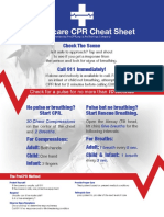 Healthcare CPR Cheat Sheet: Check The Scene