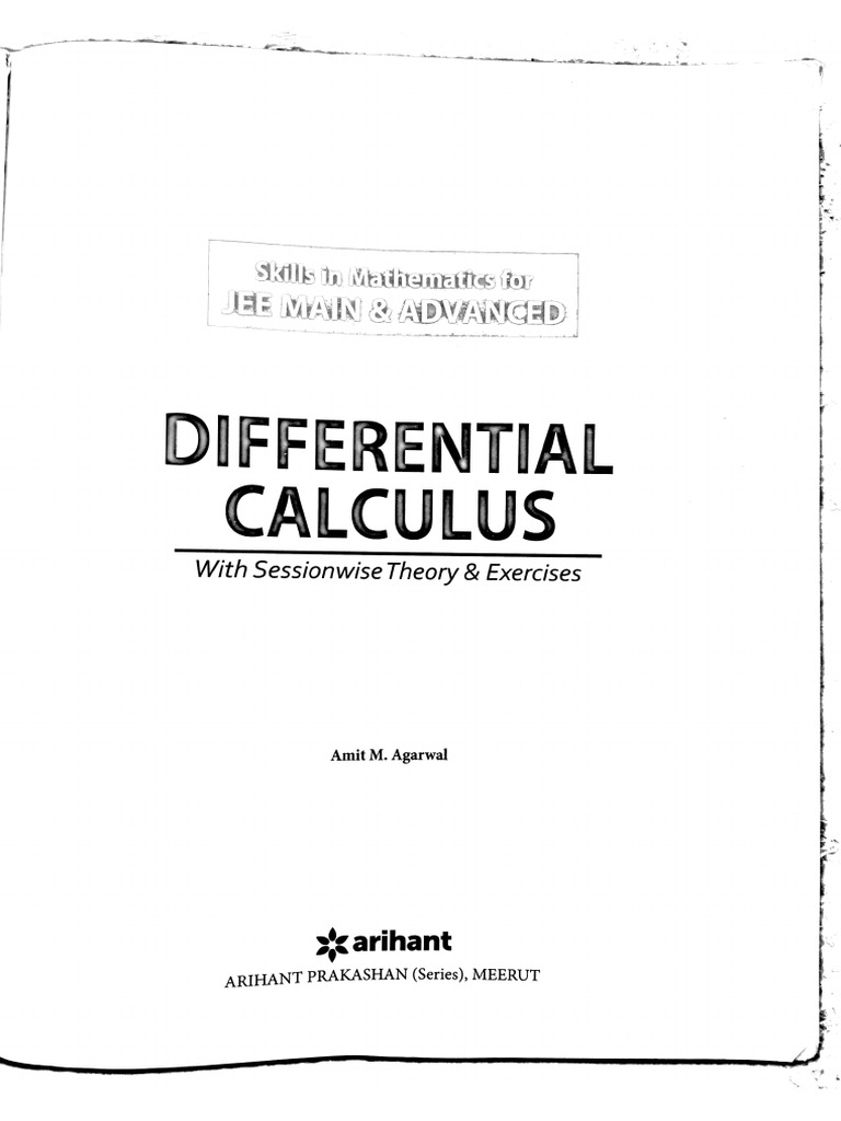 Arihant Differential Calculus PDF