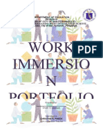 Work Immersio N Portfolio: City of San Fernando West Integrated School