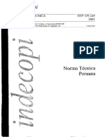 NTP 339.169-Muestreo Geotécnico Con Tubo de Pared Delgada