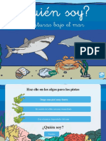 Adivina los animales marinos con menos de