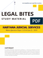 1 - HJS 2019 Mains Civil Law I