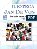 Boletín-Biblioteca Jan de Vos-Mayo 2016