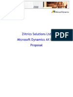 Ziitrics Solutions Microsoft Dynamics AX Proposal