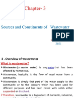 Chapter-3: Sources and Constituents of Wastewater