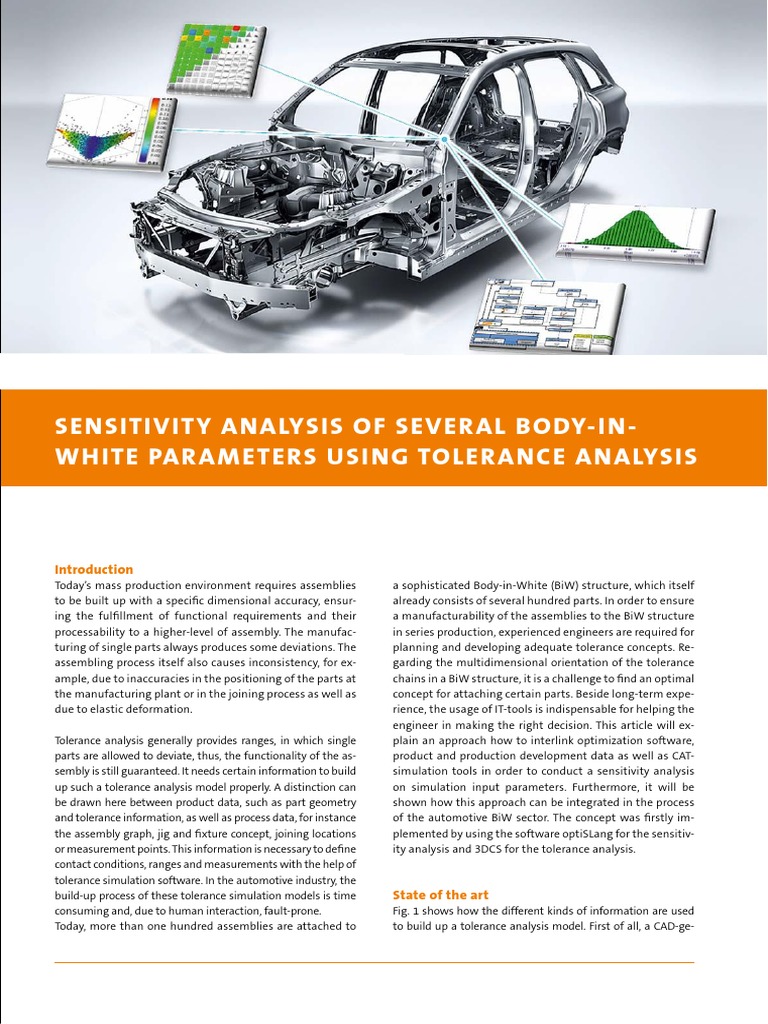 Sensitivity Analysis in Automotive Tolerance | PDF | Mathematical ...
