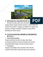 OPTIMALKAN EKOSISTEM BUATAN