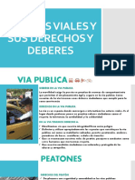 Pres. Actores Viales y Sus Derechos y Deberes