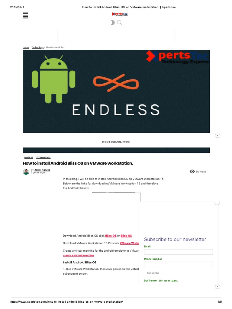 Installing Bliss OS on VMware Guide | PDF | Microsoft Certified ...