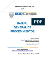 Manual de Procedimientos (SSP Baja California)
