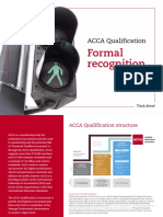 Formal Recognition: ACCA Qualification