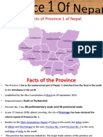 Districts of Province 1 of Nepal