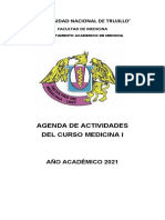 Agenda actividades-Medicina I_2021