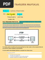 File Transfer Protocol: Protocol: A System of Fixed Rules