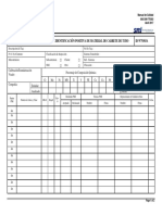 F79303 Rev 2T Hoja de "Puntos" de Registro de Identificacion Positiva de Material de Carrete de Tubo