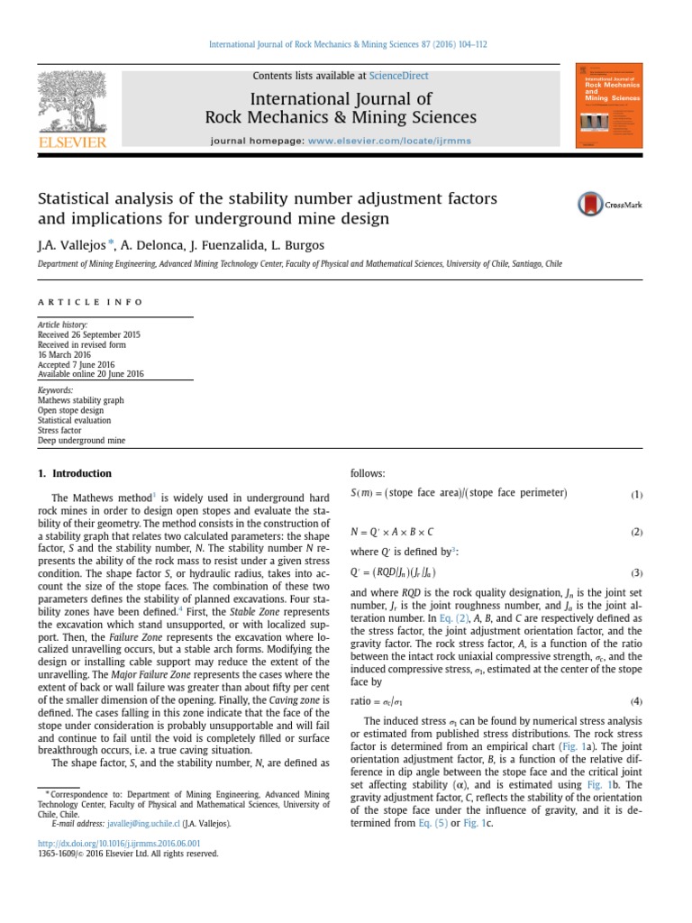 Statistical Analysis of The Stability Number | PDF | Sensitivity And ...