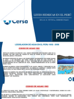 Leyes Hídricas en El Perú