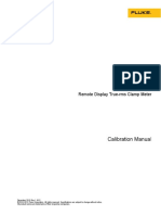 Calibration Manual: Remote Display True-Rms Clamp Meter