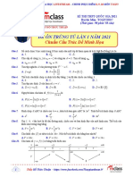 (HTT) - ĐỀ ÔN TRÚNG TỦ LẦN 1 NĂM 2021 CHUẨN CẤU TRÚC file đề