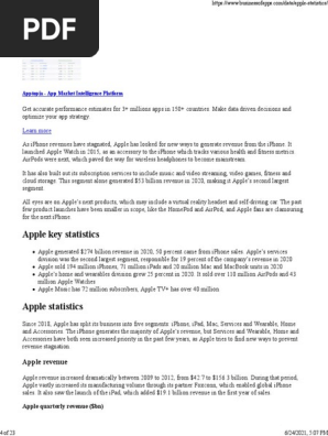Apple stats