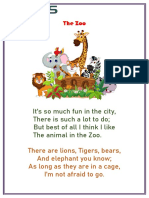 The Zoo: It's So Much Fun in The City, There Is Such A Lot To Do But Best of All I Think I Like The Animal in The Zoo