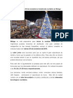 Alumbrado Navideño en Malaga