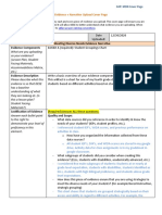 Meeting Diverse Needs Evidence Narrative Evidence Components