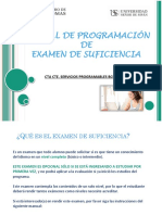 Manual de programación de examen de suficiencia (1)