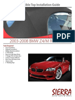 BMW Z4 Convertible Top Installation Guide