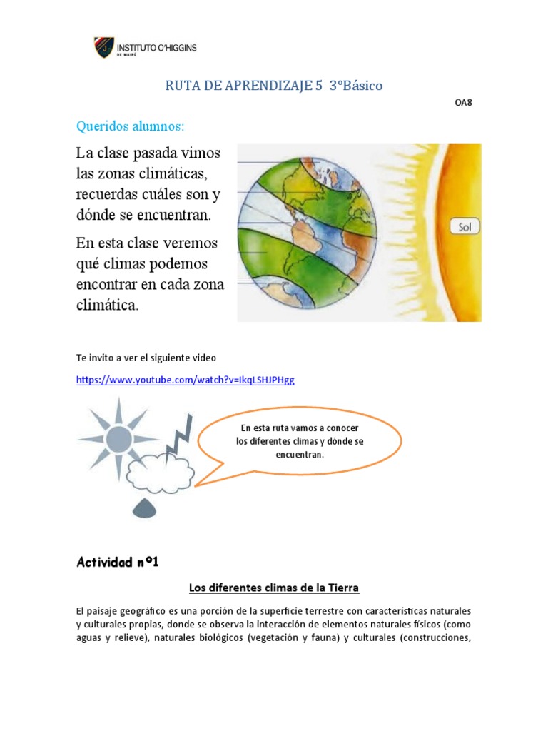 Climas y Paisajes de la Tierra | PDF | Zona tropical | Clima