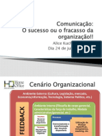 Comunicação - O Fracasso Ou o Sucesso Da Organização