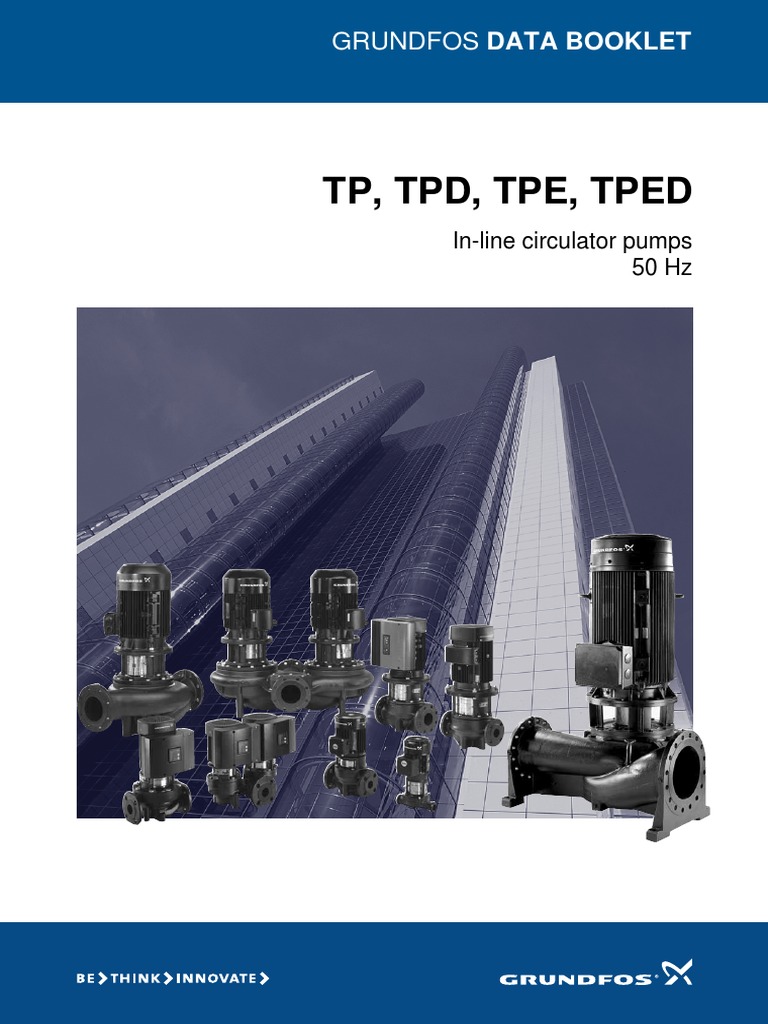 Grundfos TP TPD Tpe Tped | PDF | Pump | Electric Motor