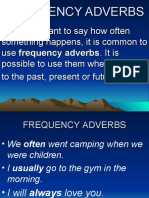 Frequency Adverbs