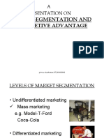 Market Segmentation and Competetive Advantage-Prince Dudhatra-9724949948