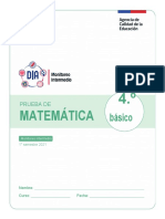 Evaluación 1° Semestre MATEMÁTICA 2 Básico