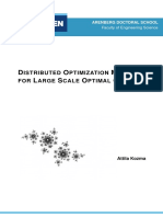 Distributed Optimization Methods Largescale Optimal Control_phdthesis