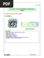 Gearless Traction Machine Application: 1. General Speed Passenger Elevator