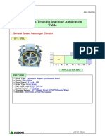 Gearless Traction Machine Application: 1. General Speed Passenger Elevator