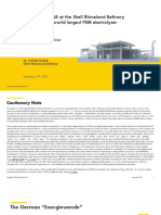 Project REFYHNE at The Shell Rhineland Refinery - Building The World Largest PEM Electrolyser